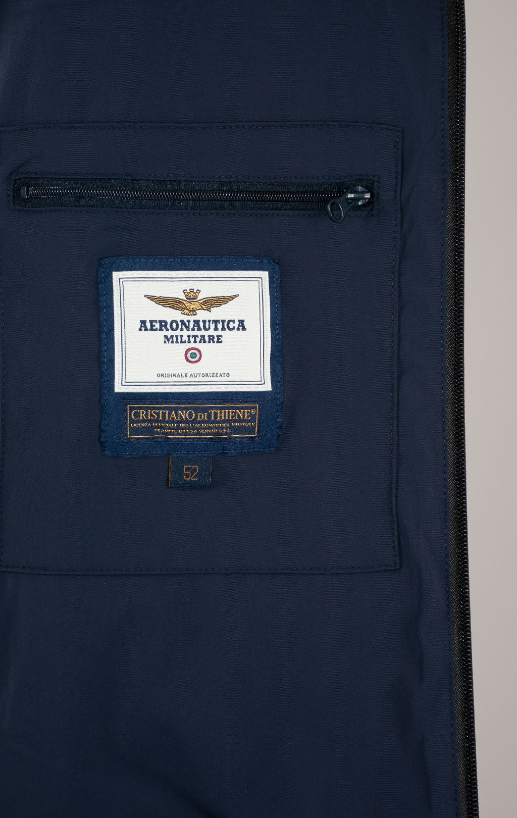 Жилет AERONAUTICA MILITARE SS 25 m/BD blue navy (AB 2206) 