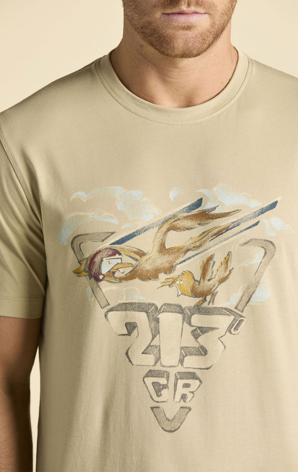 Футболка AERONAUTICA MILITARE FW 26/27/BD hazelnut (TS 2578) 