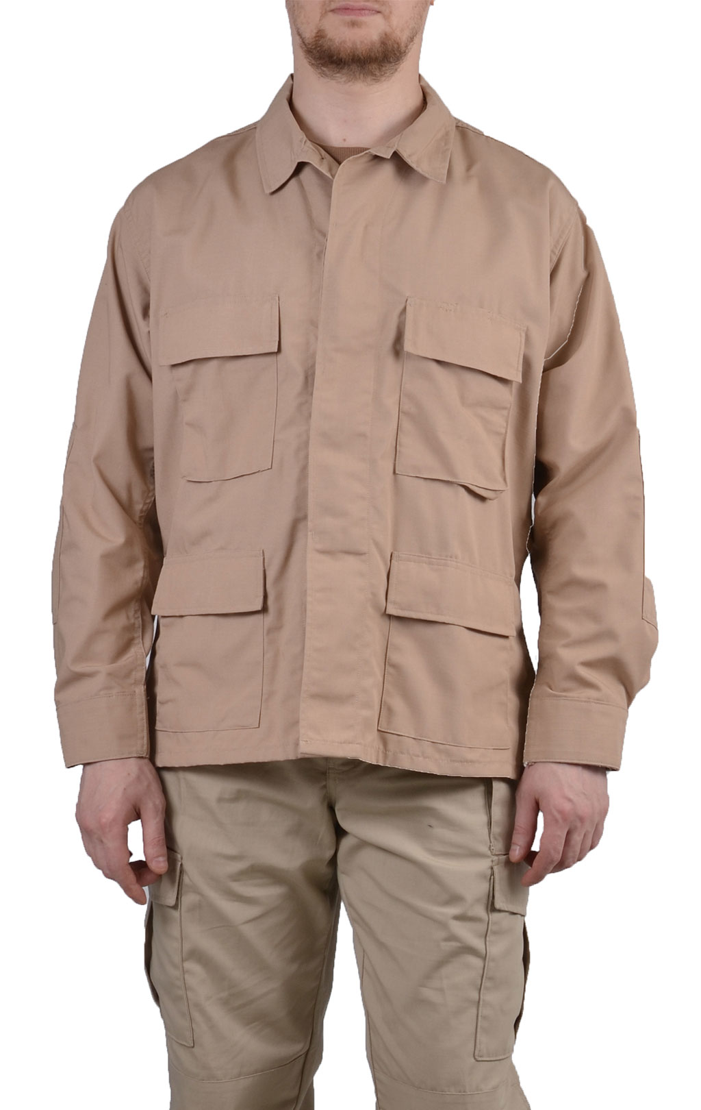 Китель полевой Tru-Spec BDU полиэстр Rip-Stop tan (khaki) 