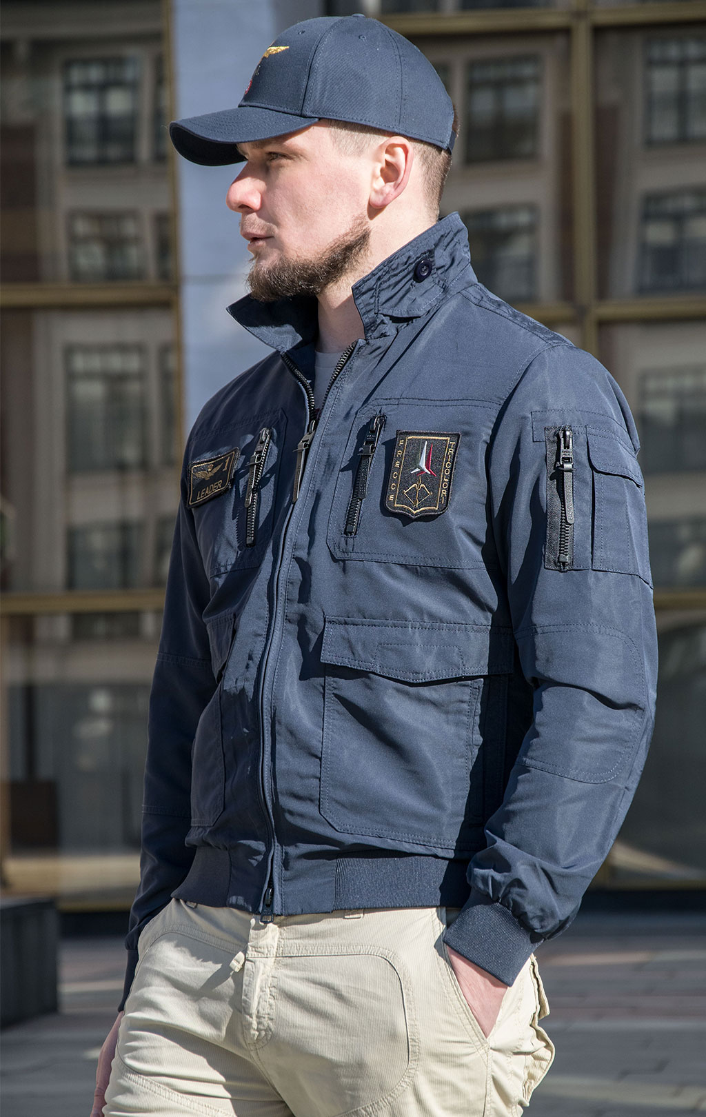 Ветровка AERONAUTICA MILITARE SS 22 m/BD dark navy (AB 2008) 