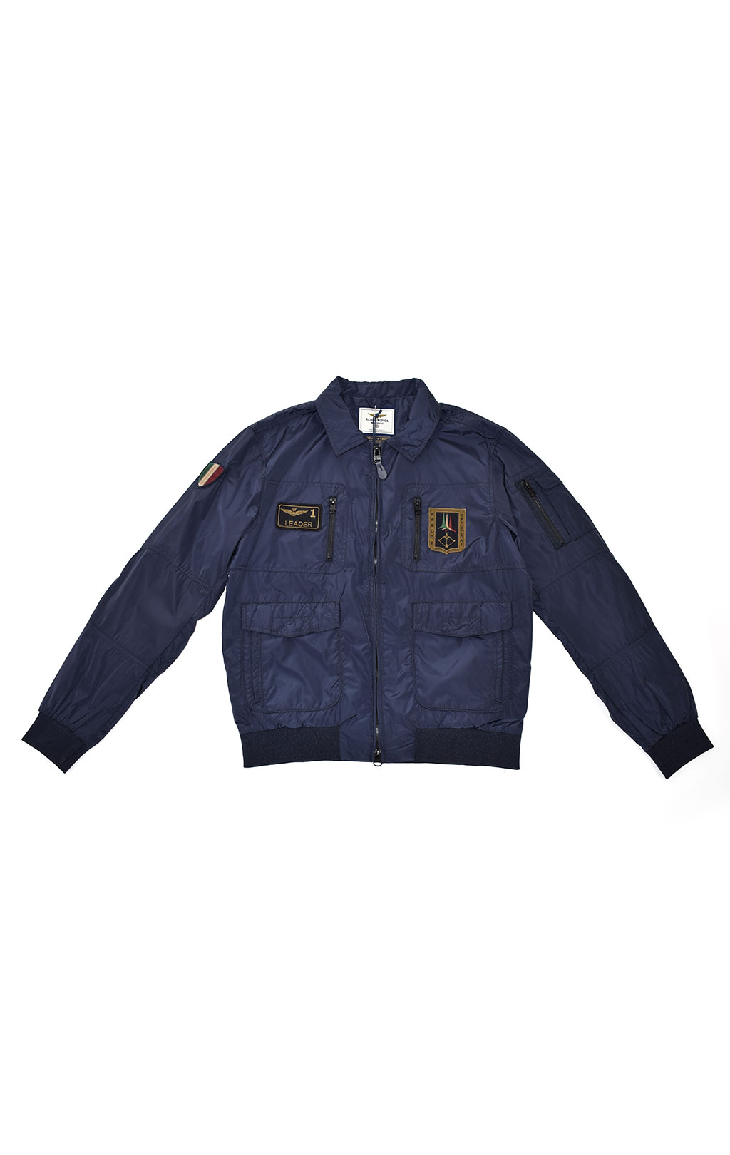 Ветровка-бомбер AERONAUTICA MILITARE SS 21 m/CN blue navy (AB 1719) 