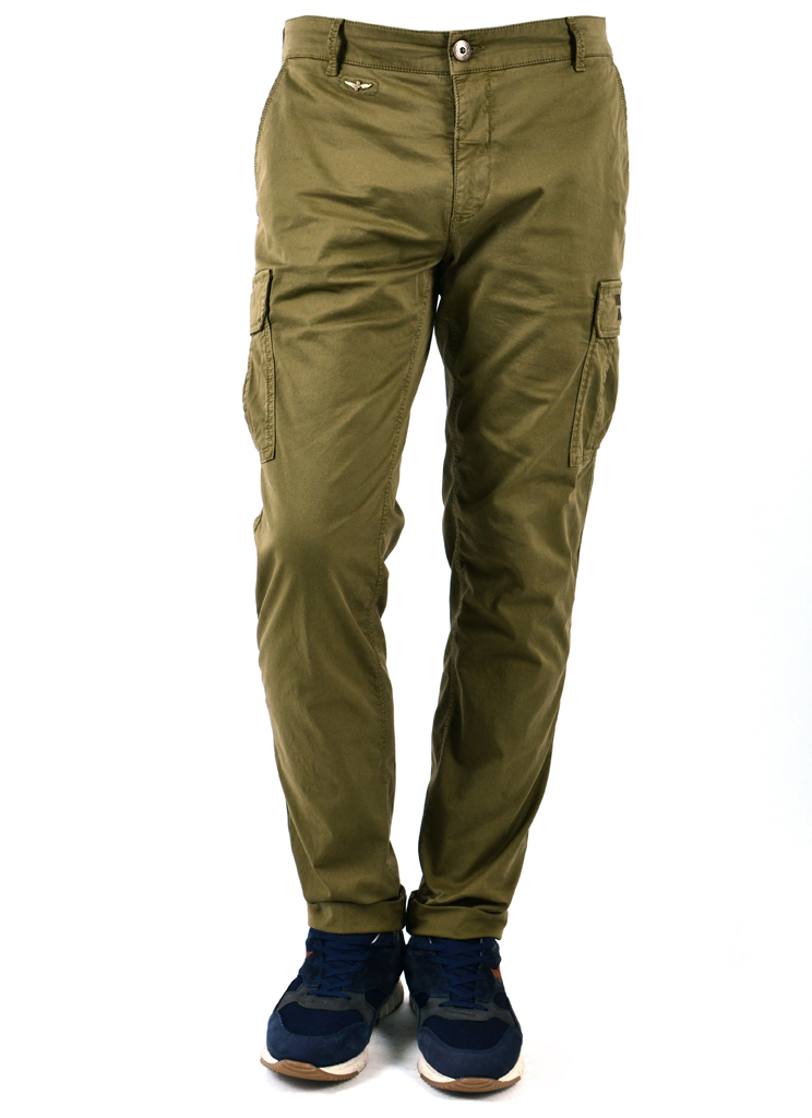 Брюки-карго AERONAUTICA MILITARE dark olive (PA 1285) 