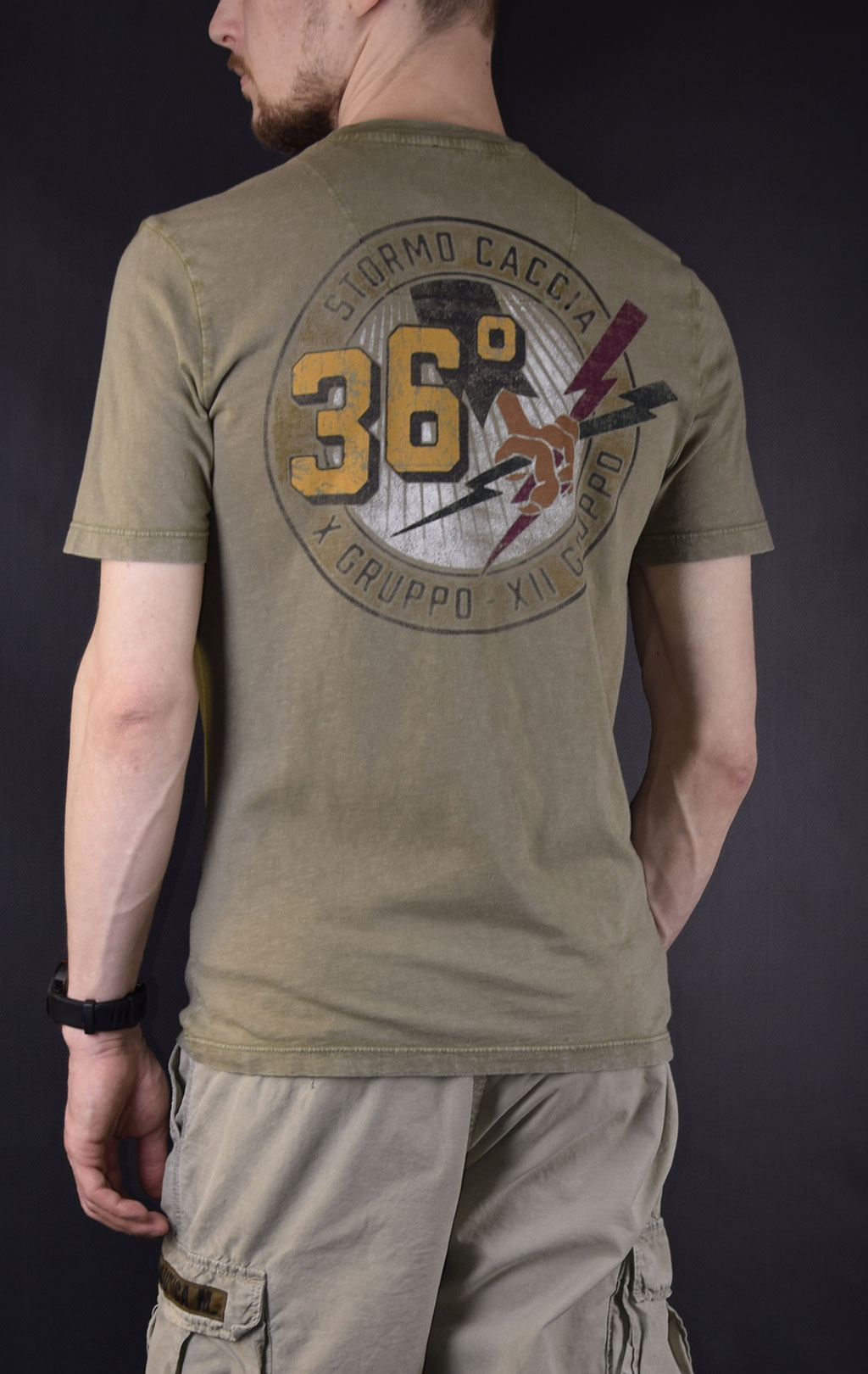 Футболка AERONAUTICA MILITARE SS19 salvia (TS 1629)