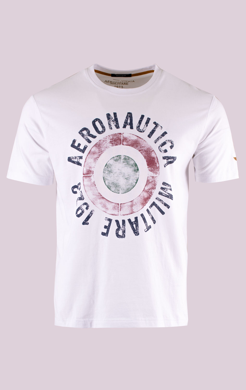 Футболка AERONAUTICA MILITARE SS 26/BD off white (TS 2538) 
