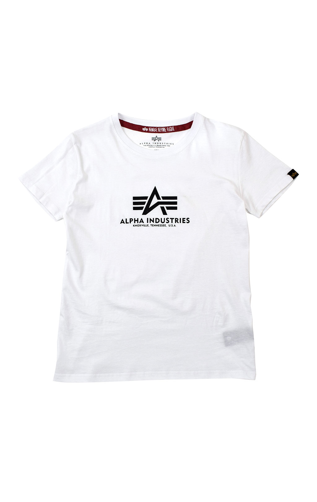 Женская футболка ALPHA INDUSTRIES NEW BASIC T white 