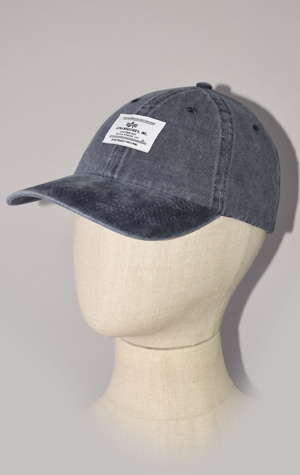 Бейсболка ALPHA INDUSTRIES BATTLEWASH CAP SS 23 replica blue 