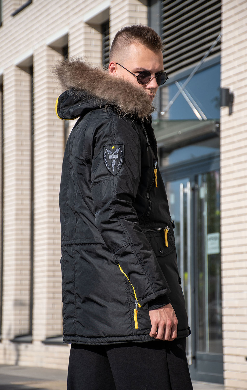 Аляска ALPHA INDUSTRIES PPS N-3B натур. мех black 
