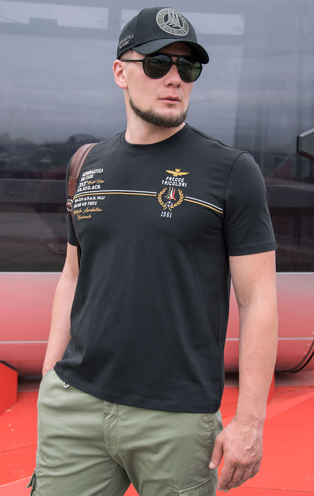 Футболка AERONAUTICA MILITARE FW 21/22/TR jet black (TS 1892) 