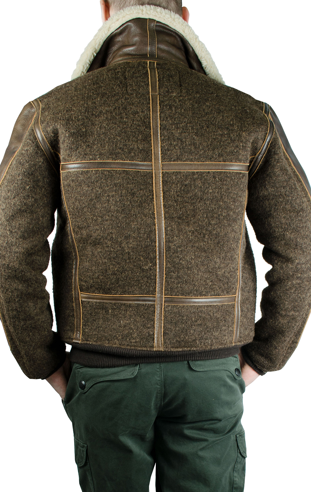 Куртка-пилот COCKPIT B-3 SWEATER brown (Z28s005) 