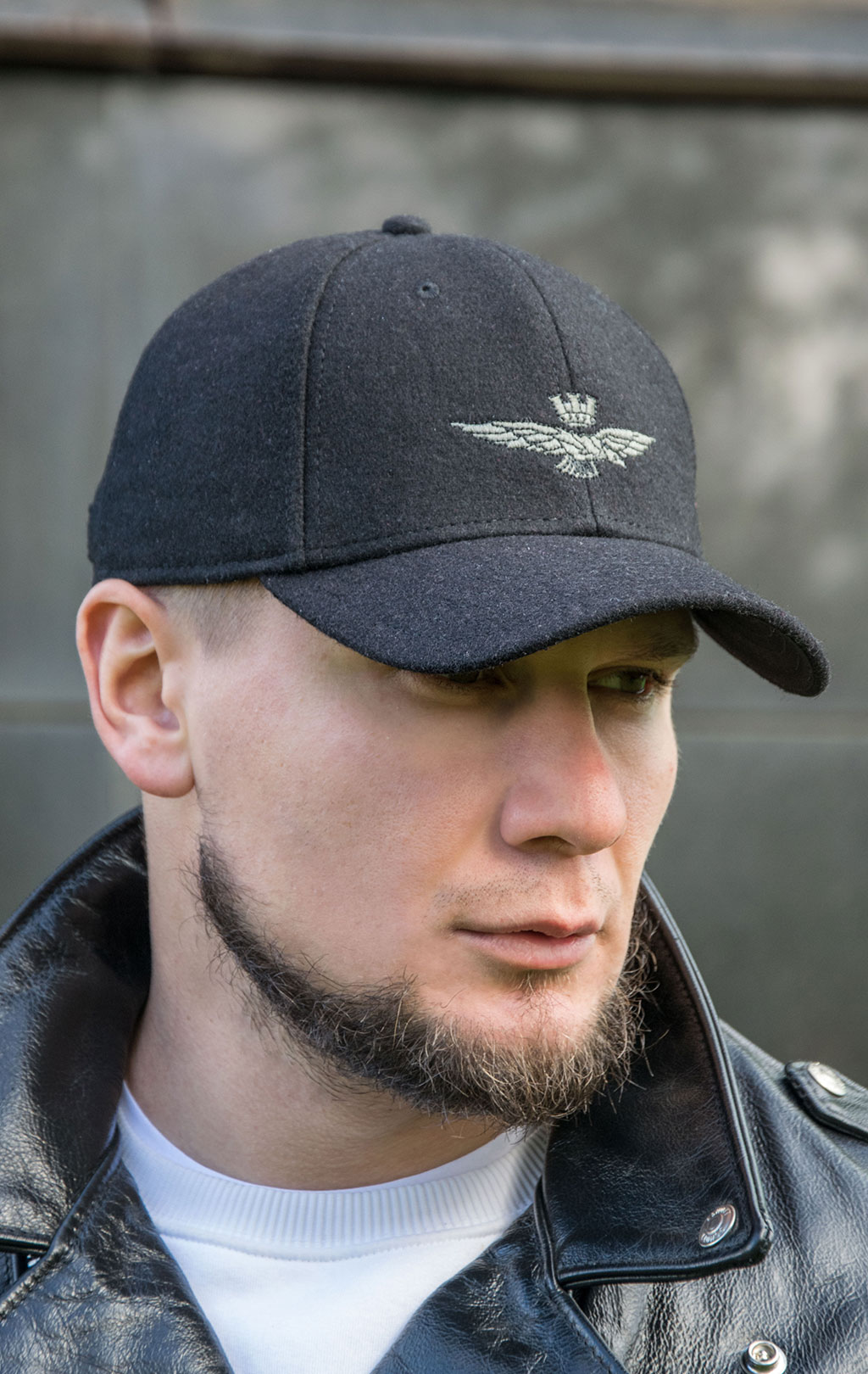 Бейсболка AERONAUTICA MILITARE шерсть FW 22/23/CN jet black (HA 1085)