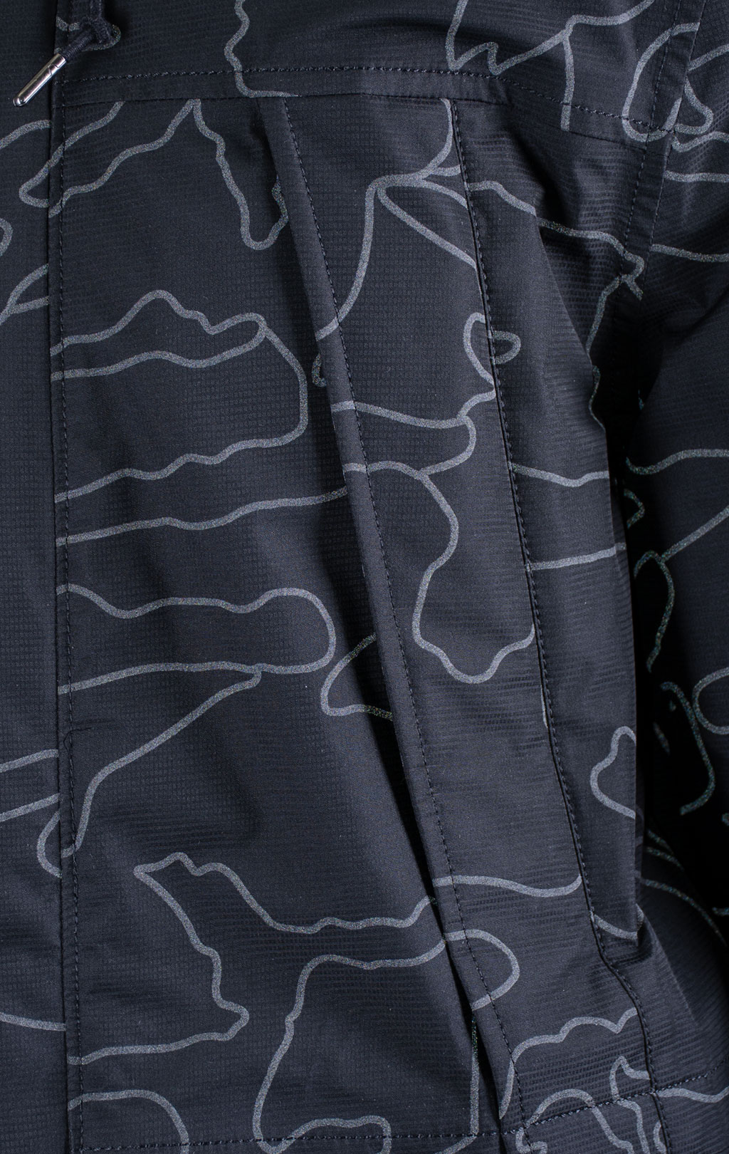 Аляска ALPHA INDUSTRIES PRIMALOFT PARKA N-3B reflective black camo 