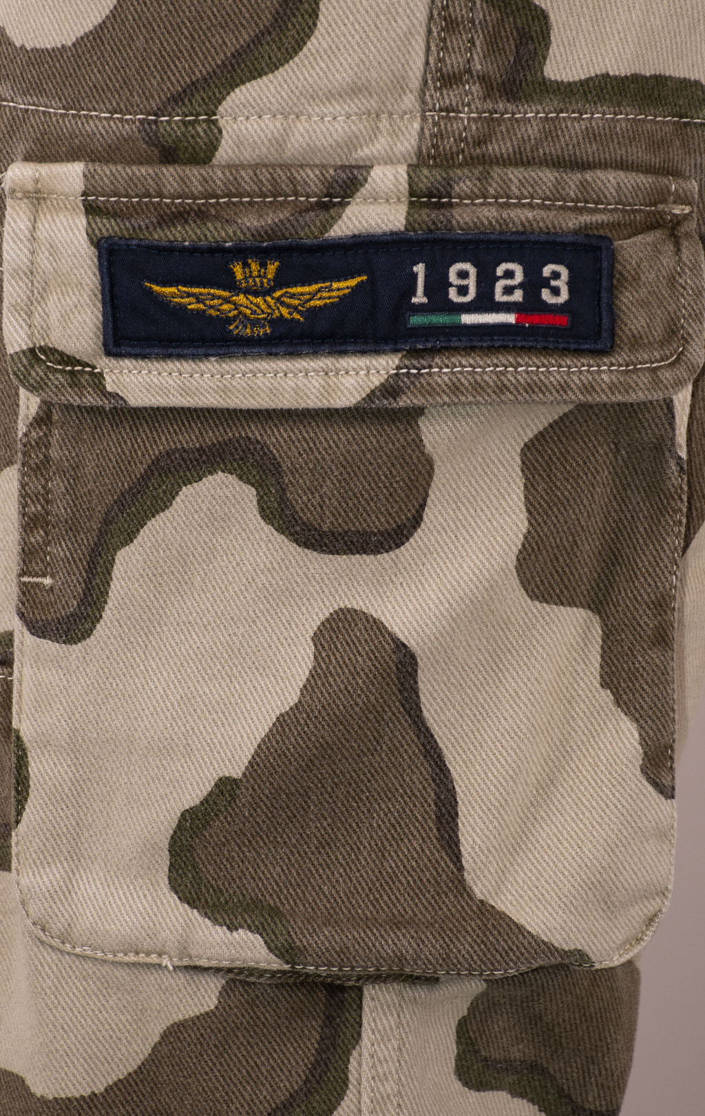 Брюки-карго AERONAUTICA MILITARE плотные FW 24/25/TR military camo (PA 1613) 
