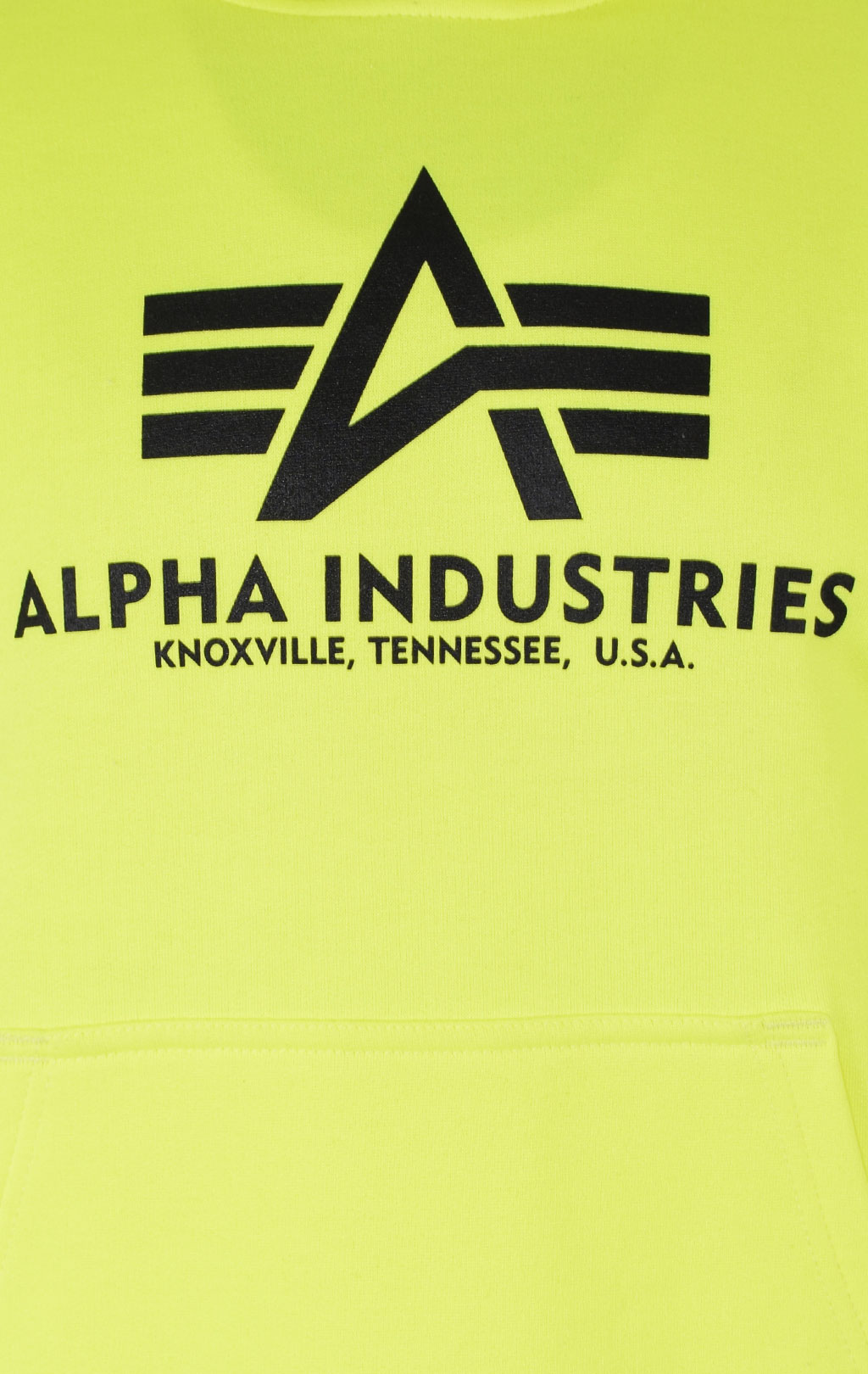 Толстовка ALPHA INDUSTRIES BASIC HOODY NEON neon/yellow 