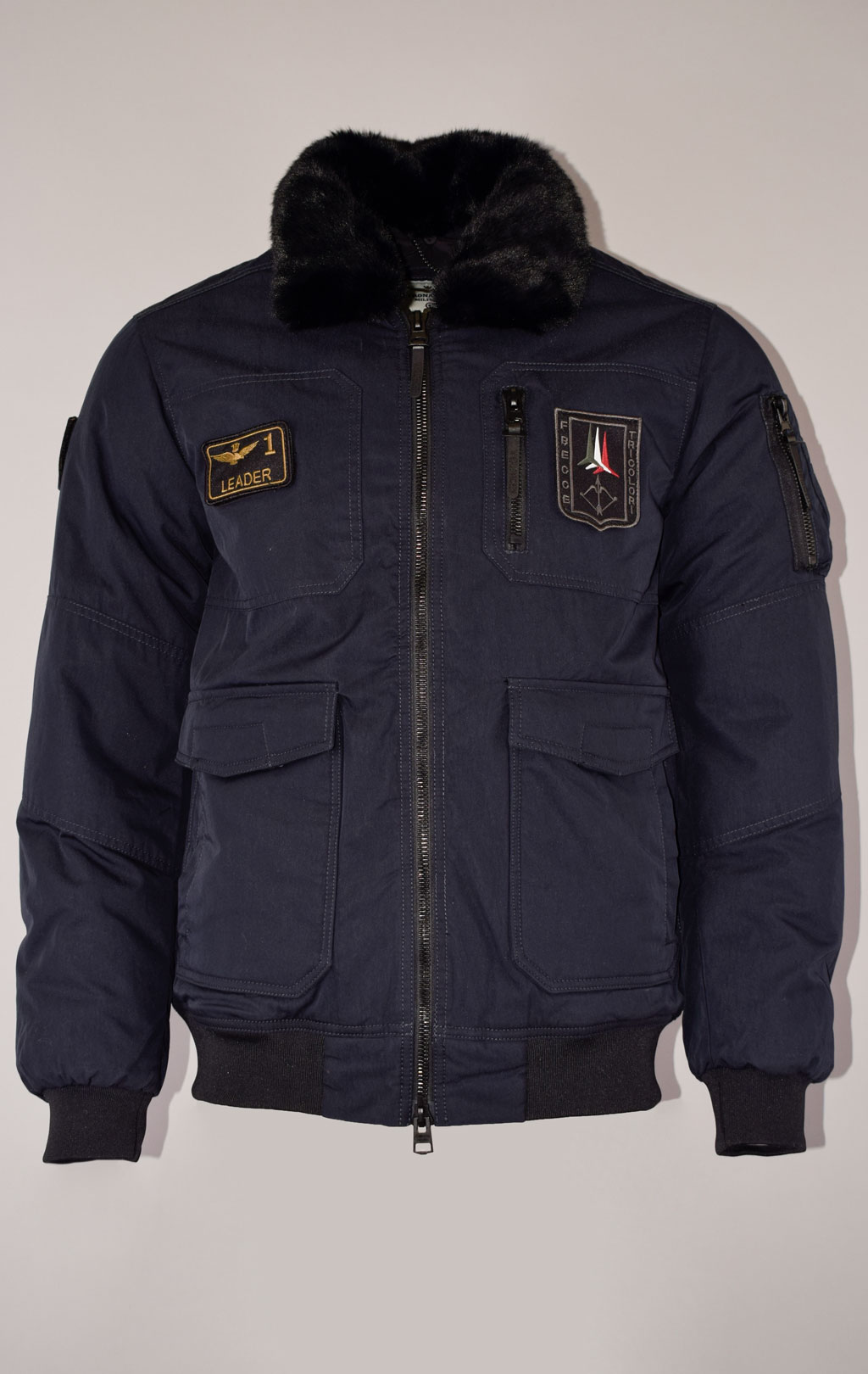 Куртка-пилот AERONAUTICA MILITARE FW 22/23 m/BD blue scuro (AB 2041) 