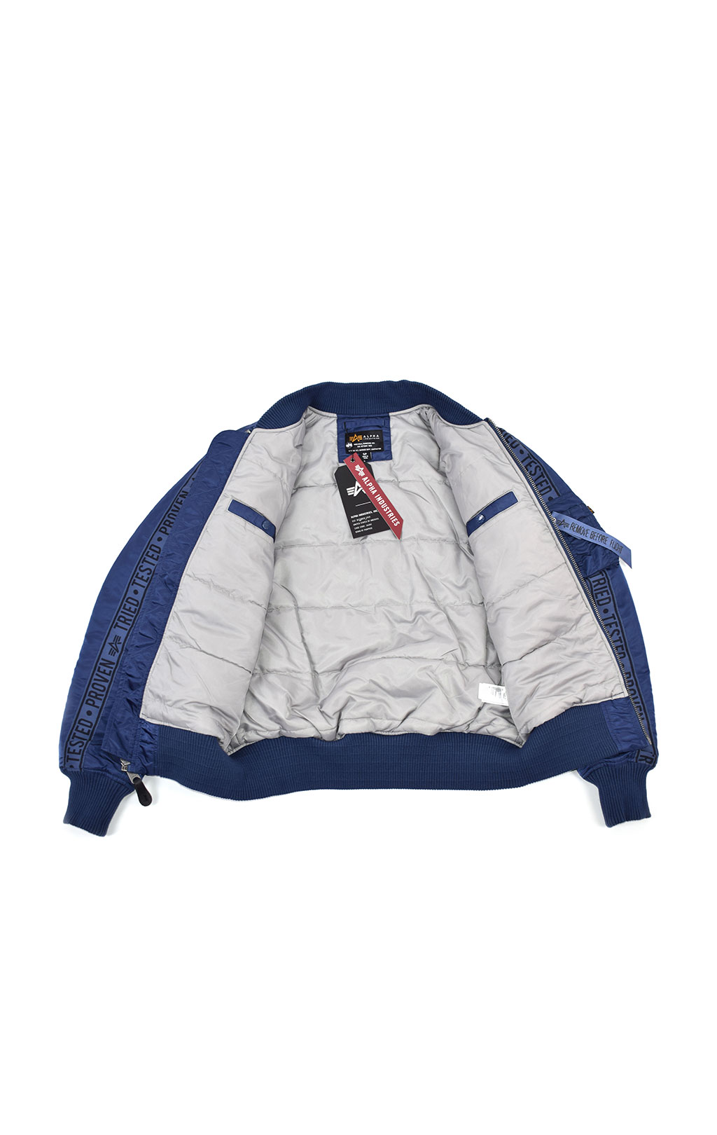 Бомбер ALPHA INDUSTRIES 60TH ANNIVERSARY MA-1 new navy 