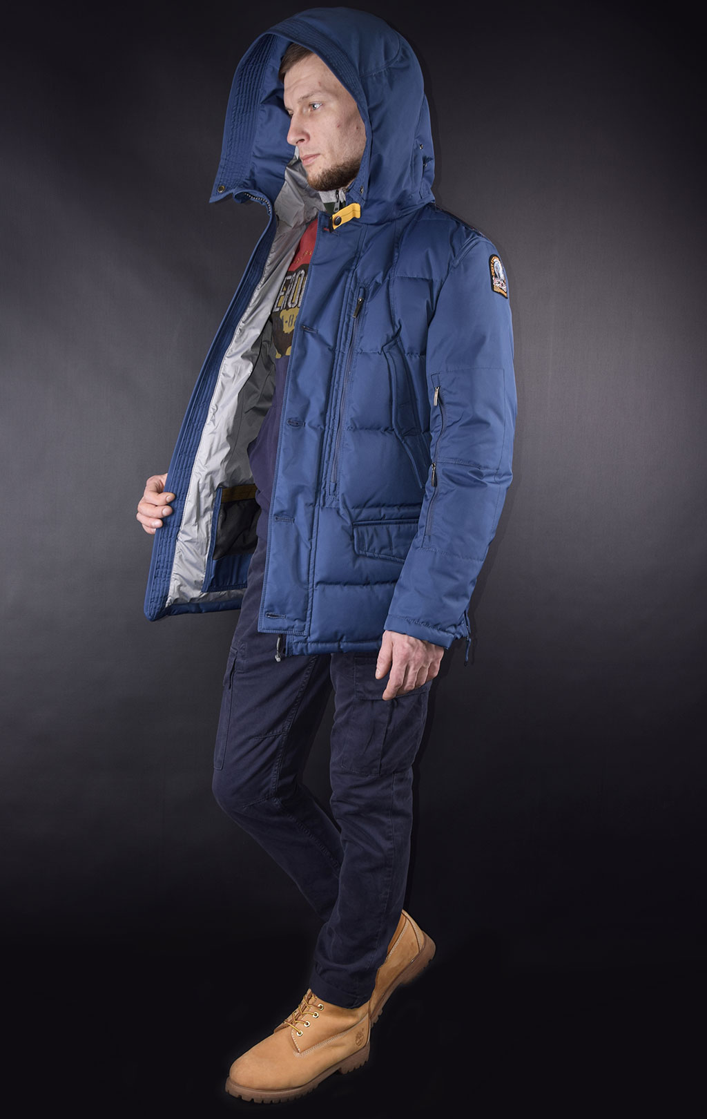 Куртка-пуховик PARAJUMPERS MARCUS dark indigo 