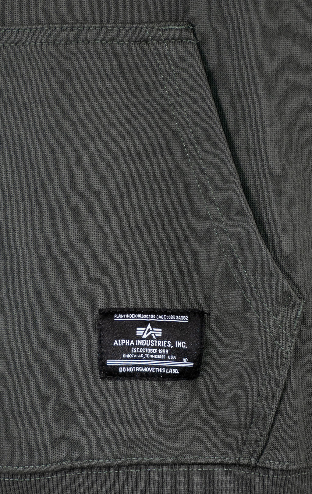 Толстовка ALPHA INDUSTRIES ESSENTIAL FRENCH TERRY HOODIE GEN-II SS 25 m charcoal 
