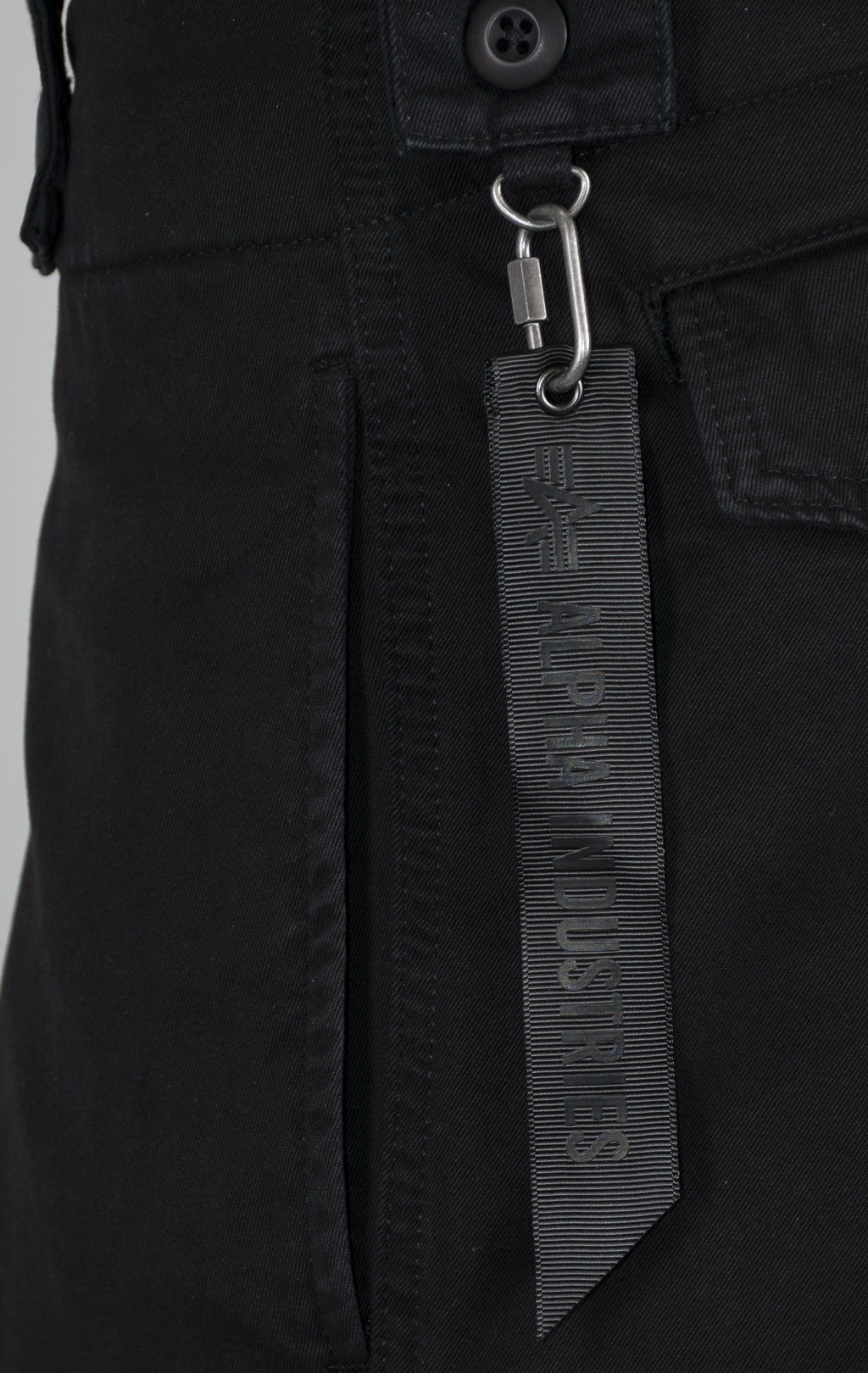 Брюки-карго ALPHA INDUSTRIES BELGIAN PANT M-64 плотные FW 24/25 black 