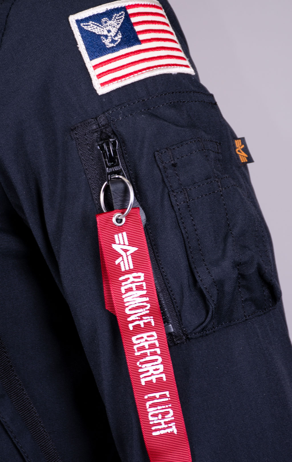 Женская аляска ALPHA INDUSTRIES POLAR black 