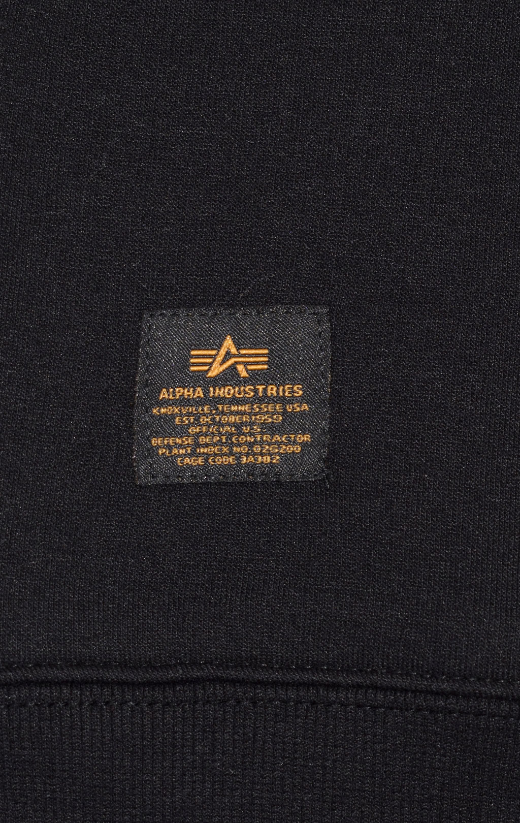 Свитшот ALPHA INDUSTRIES 60TH ANNIVERSARY CREW black 