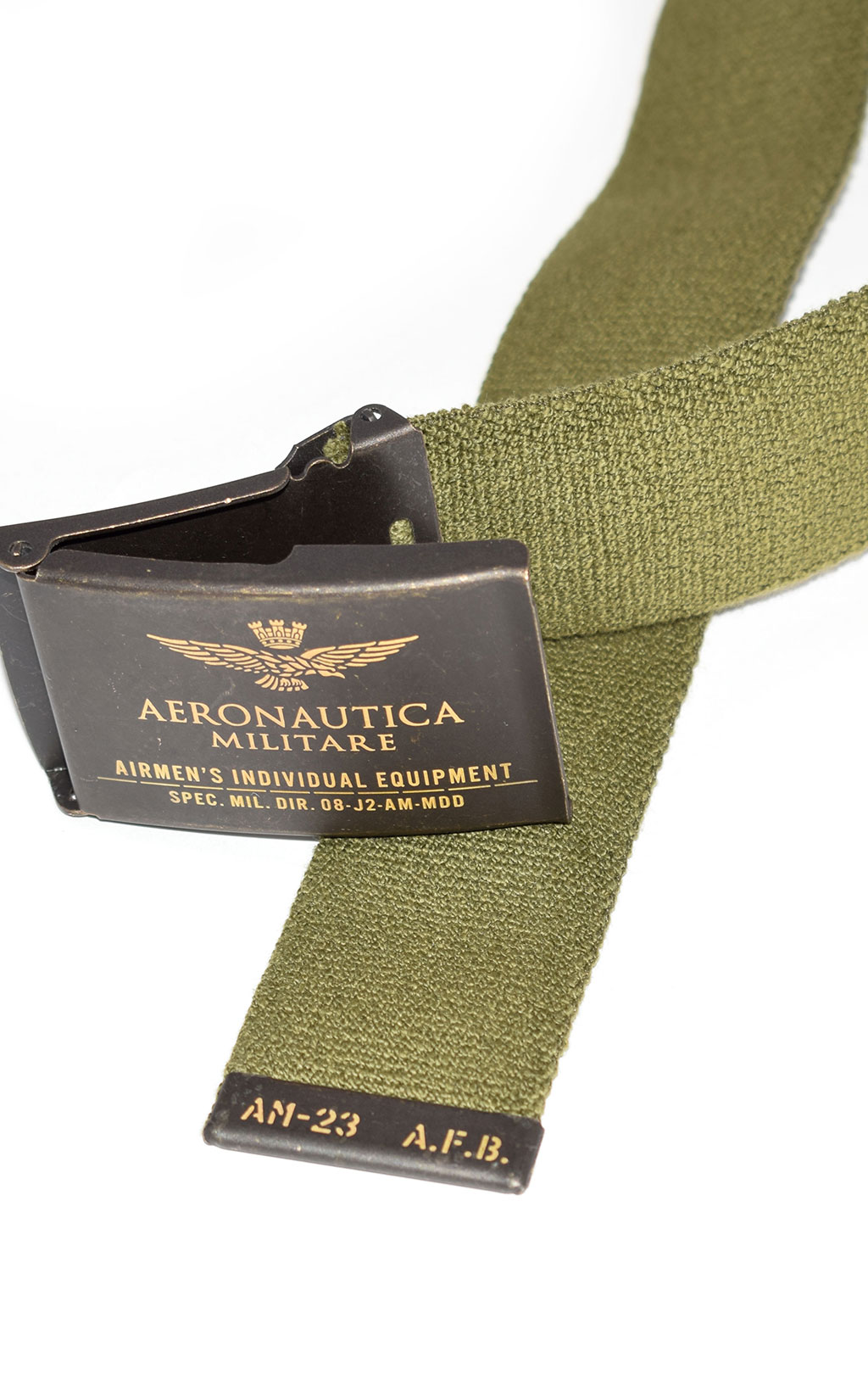 Ремень эластичный AERONAUTICA MILITARE SS 21/IT verde militare (CI 261) 