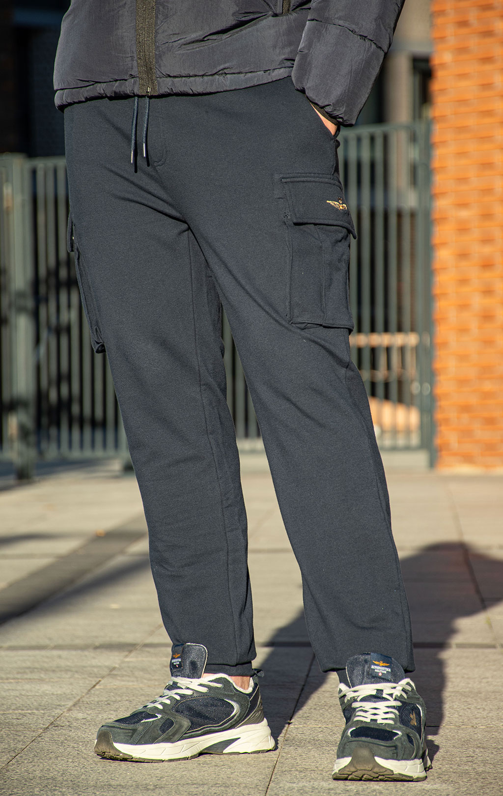 Брюки спортивные карго AERONAUTICA MILITARE FW 25/26/BD blue navy (PF 1010) 