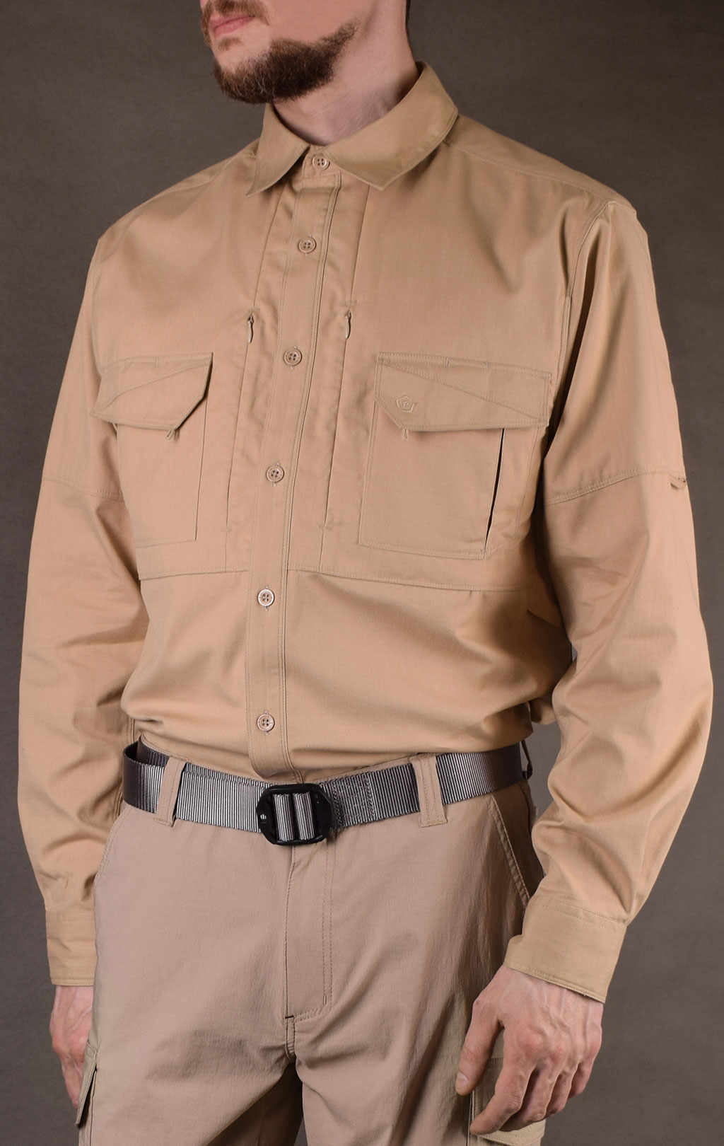 Рубашка Pentagon PLATO big size полиэстер khaki 02019 