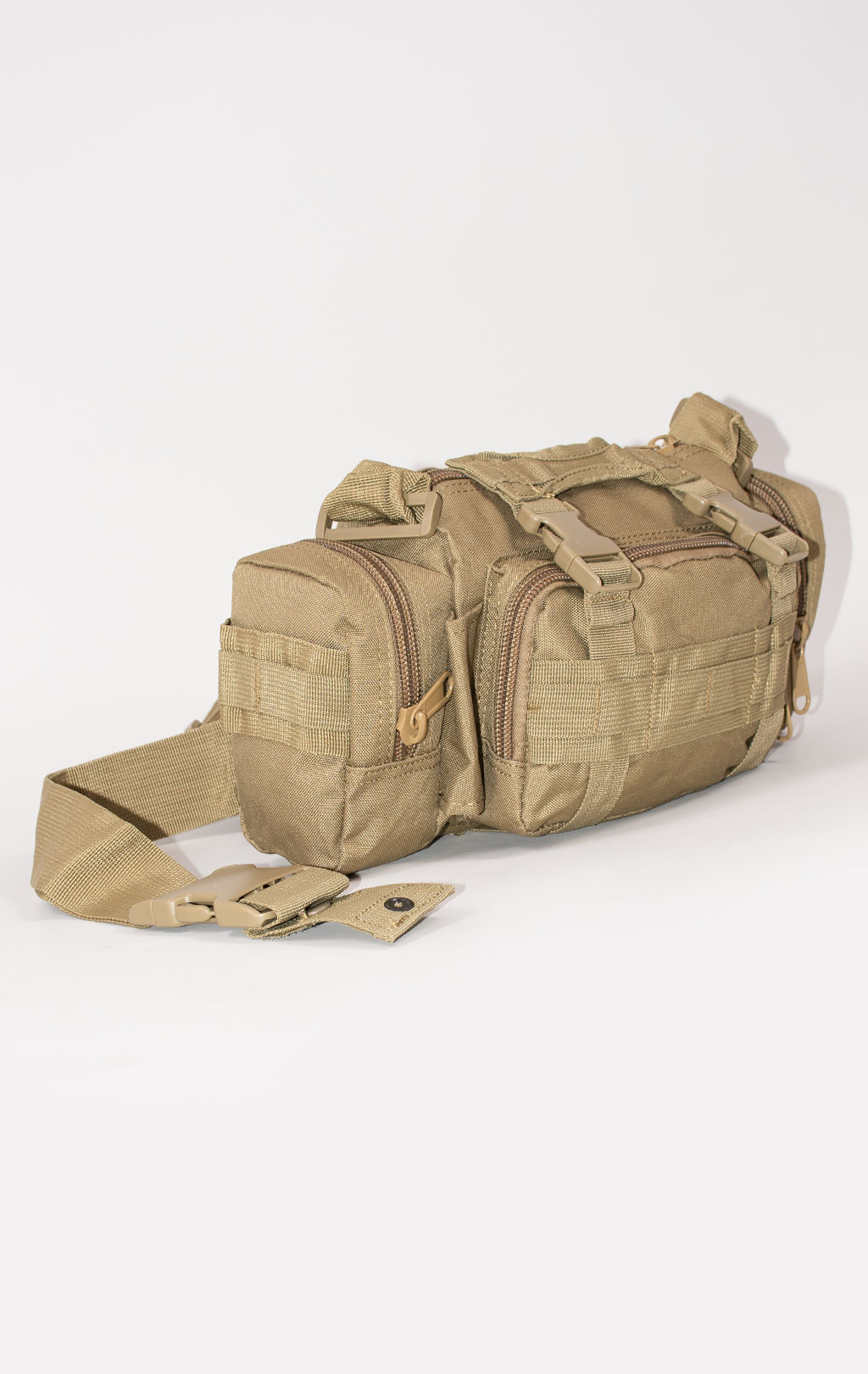 Рюкзак тактический ASSAULT 60L с поясной сумкой + 2 подсумка coyote BS-016 Китай