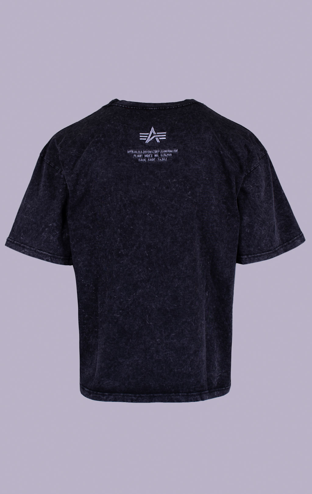 Футболка ALPHA INDUSTRIES ACID LOGO T black 