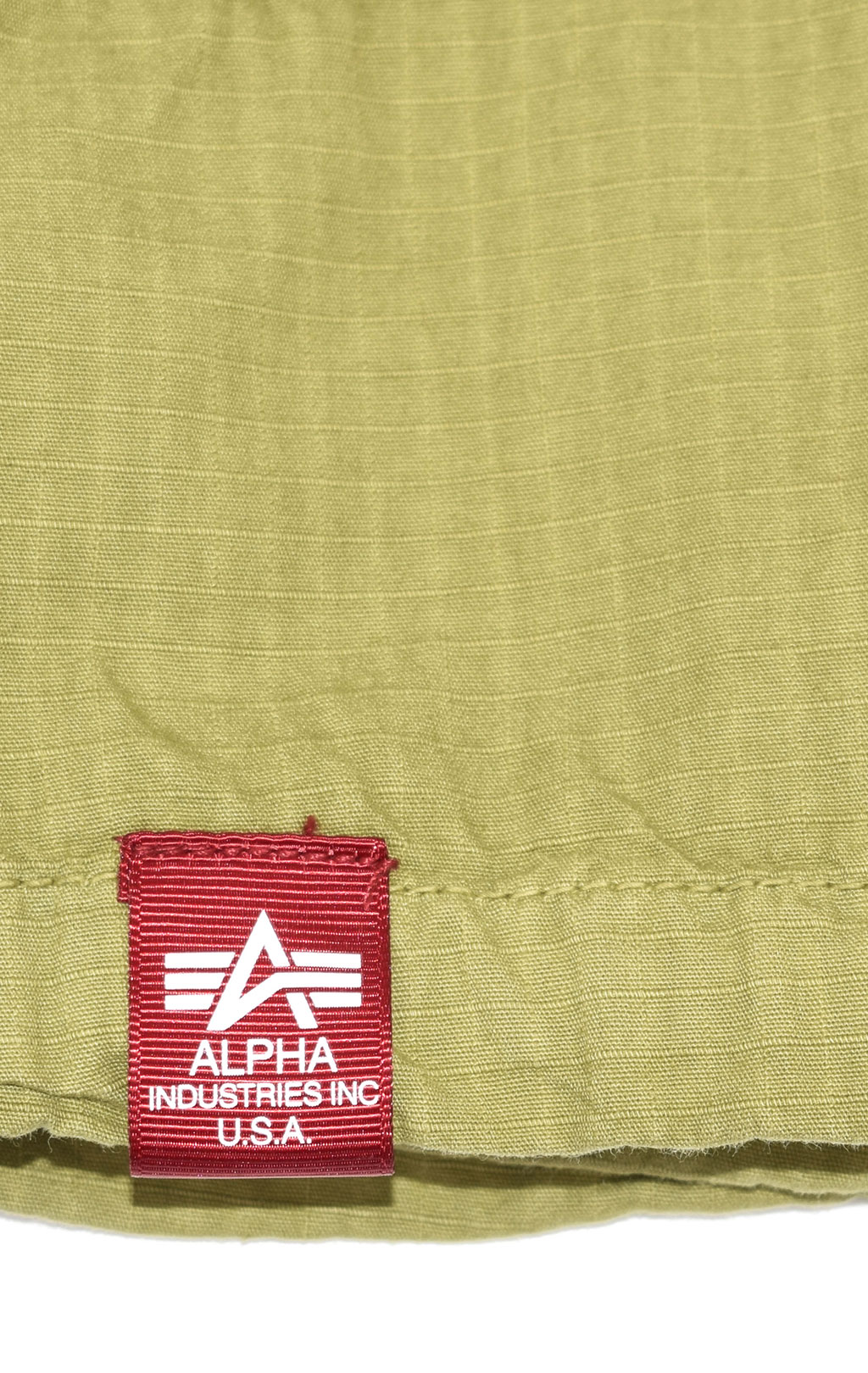 Шорты ALPHA INDUSTRIES rip-stop khaki green 