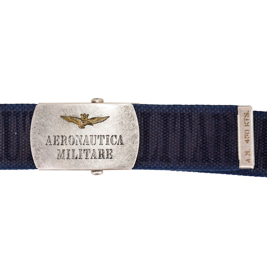 Ремень тканевый AERONAUTICA MILITARE SS19 blue navy (CI 237) 