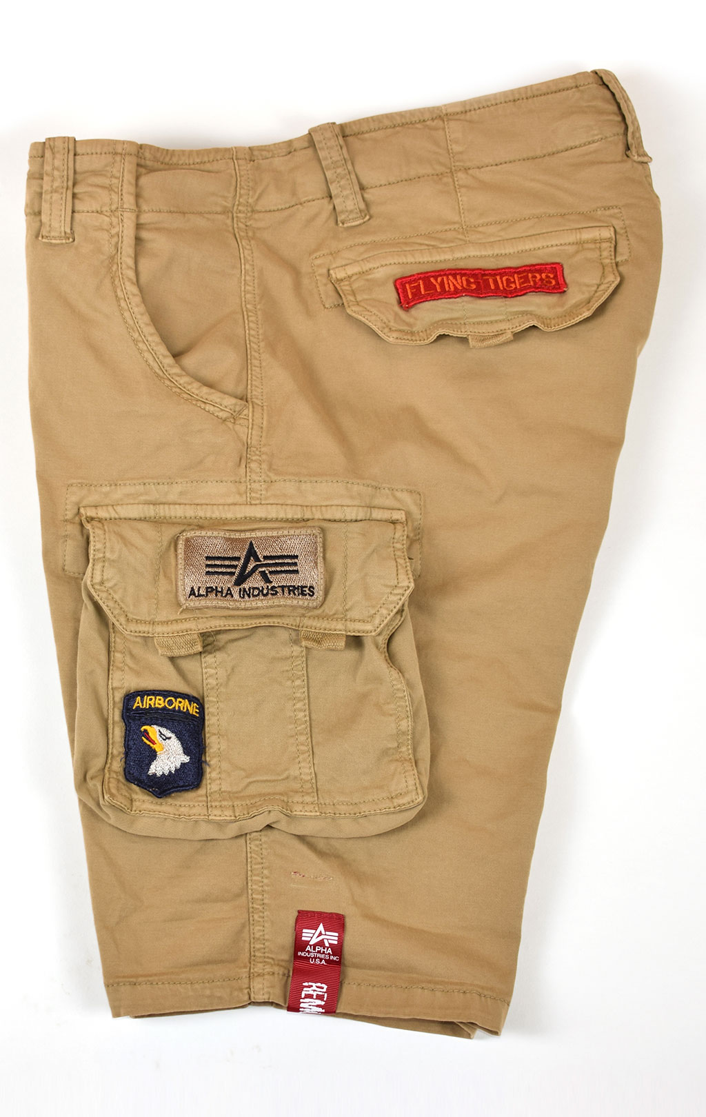 Шорты ALPHA INDUSTRIES CREW SHORT PATCH sand 