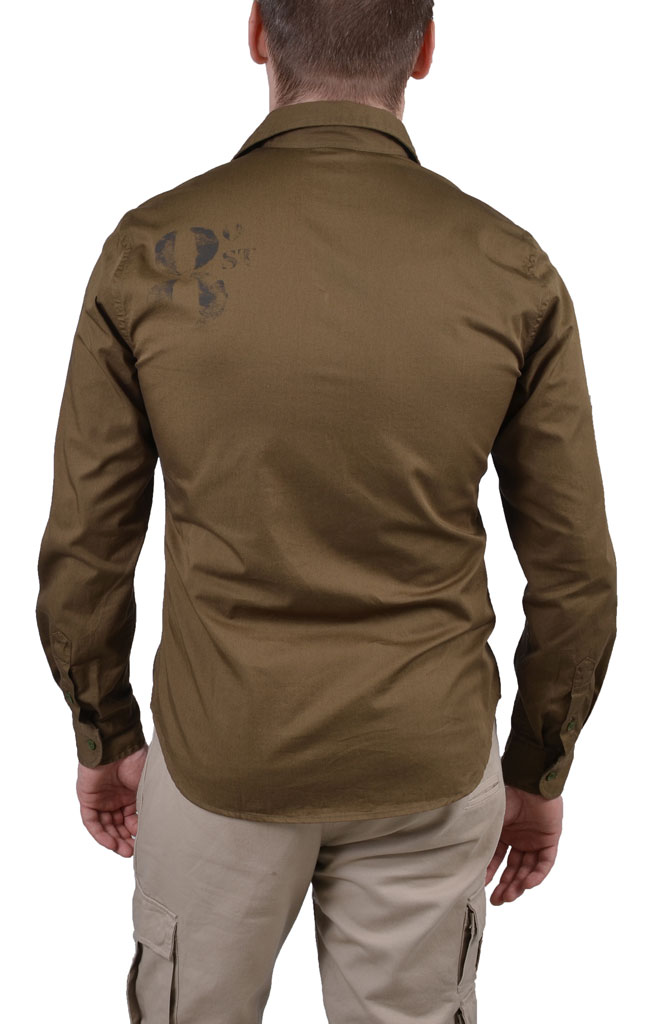 Рубашка AERONAUTICA MILITARE verde militare (CA 926) 