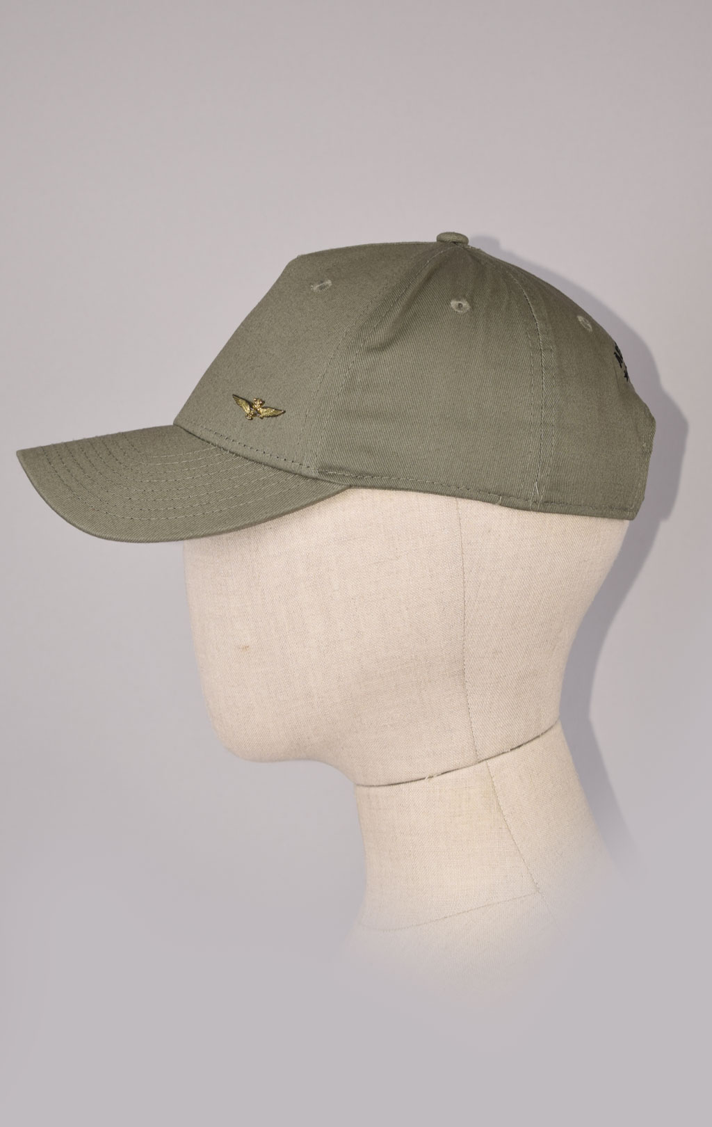 Бейсболка AERONAUTICA MILITARE FW 23/24/CN verde militare (HA 1122) 