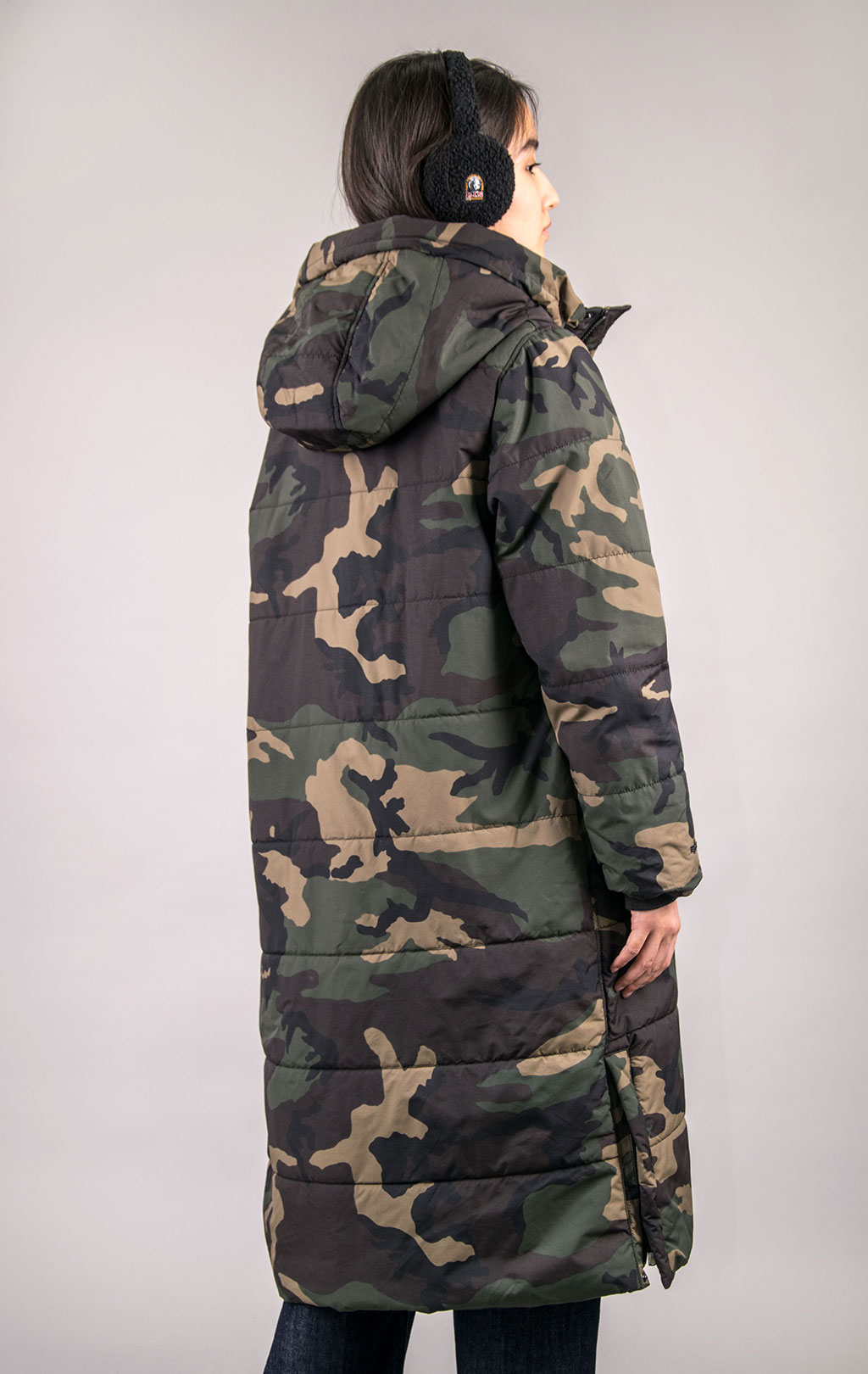 Женская куртка-парка ALPHA INDUSTRIES SIERRA PRIMALOFT PARKA dark woodland camo 