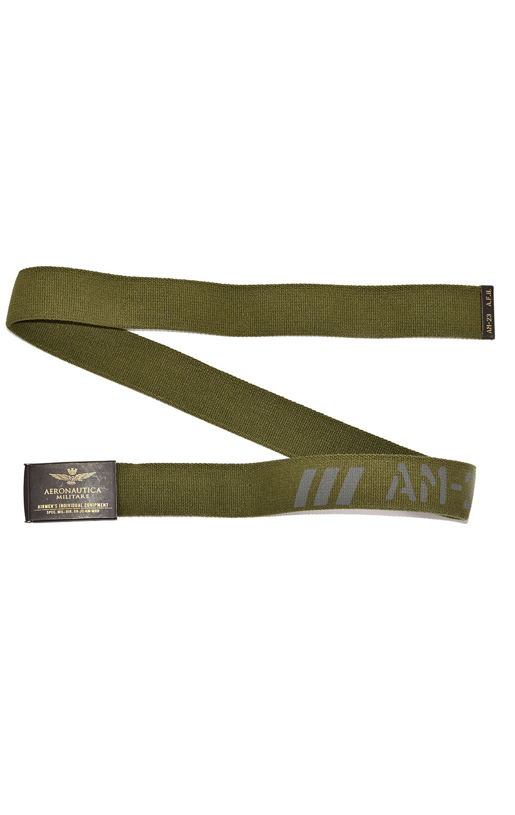 Ремень эластичный AERONAUTICA MILITARE SS 21/IT verde militare (CI 261) 