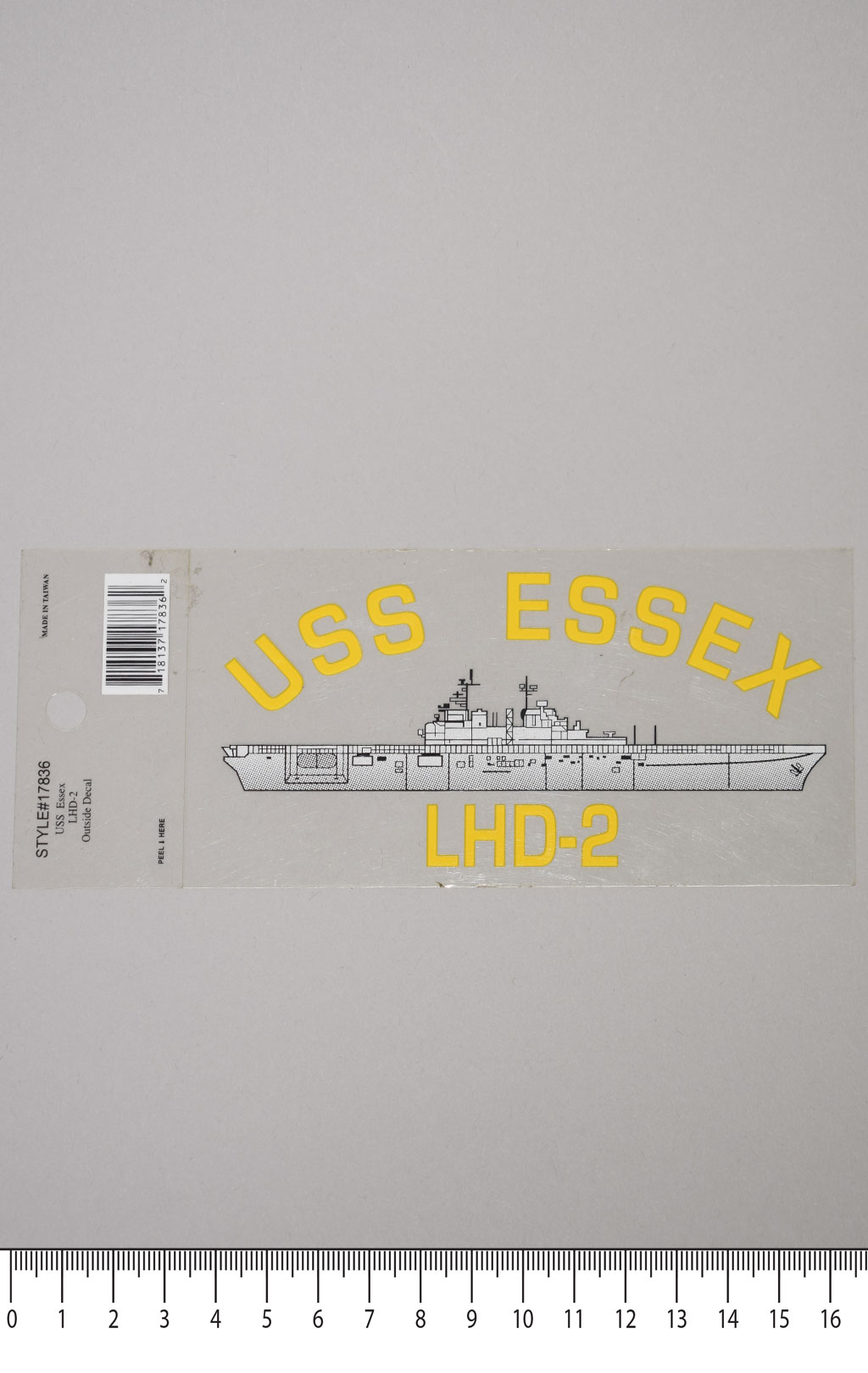 Наклейка USS ESSEX LHD-2 #17836 США