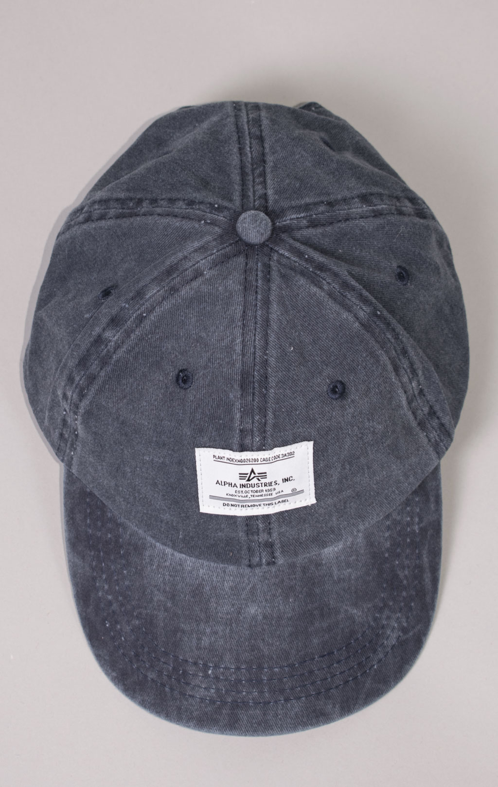 Бейсболка ALPHA INDUSTRIES BATTLEWASH CAP FW 23/24 rep. blue 