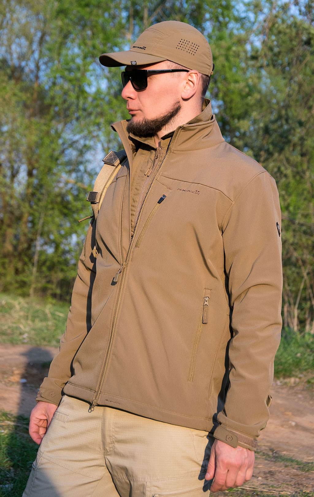 Куртка тактическая softshell Pentagon REINER 2.0 Soft Shell coyote 08012 