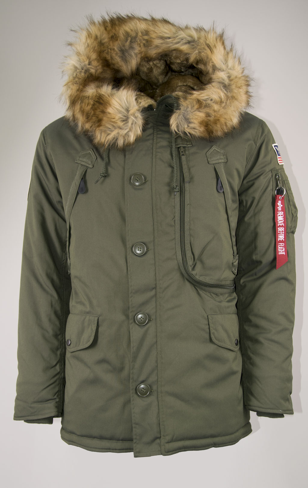 Аляска ALPHA INDUSTRIES POLAR dark green 