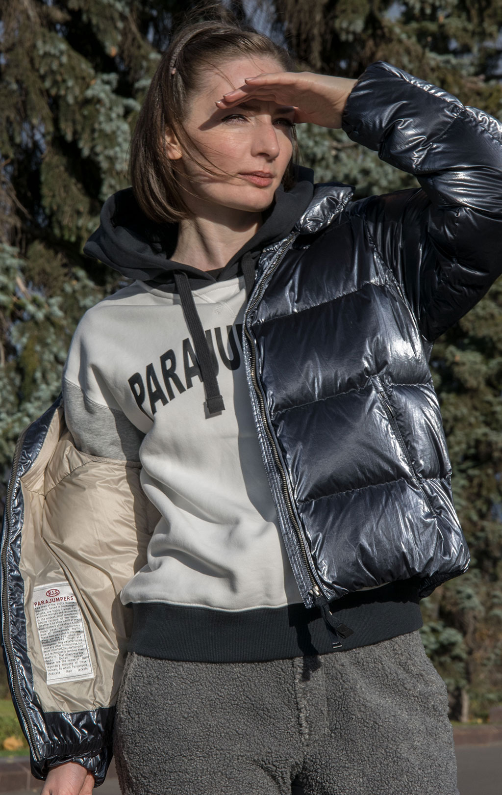 Женская куртка дутик пуховая PARAJUMPERS PIA FW 21/22 pencil 