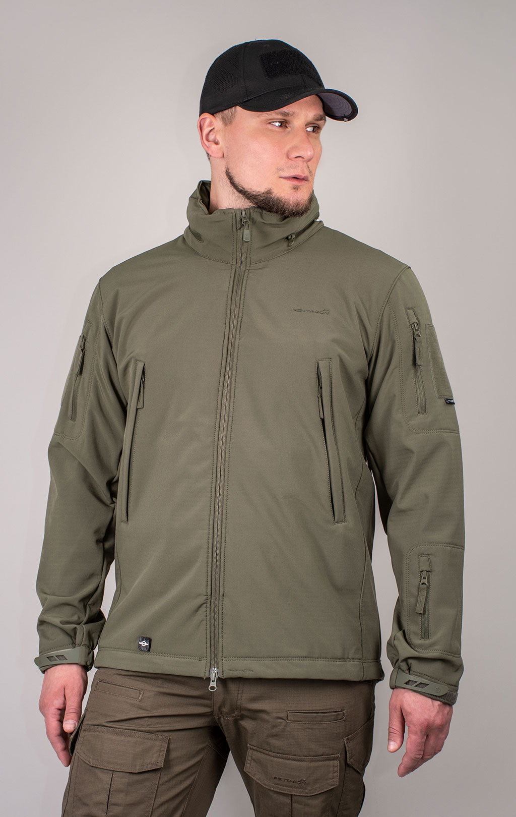 Куртка тактическая softshell Pentagon мембрана ARTAXES Soft Shell olive 06 08011 