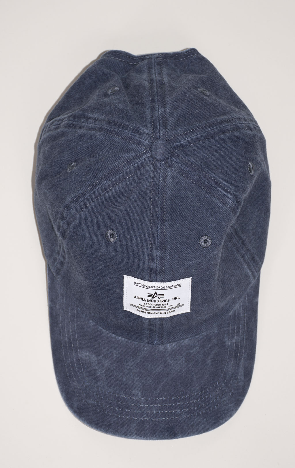 Бейсболка ALPHA INDUSTRIES BATTLEWASH CAP SS 24 replica blue 