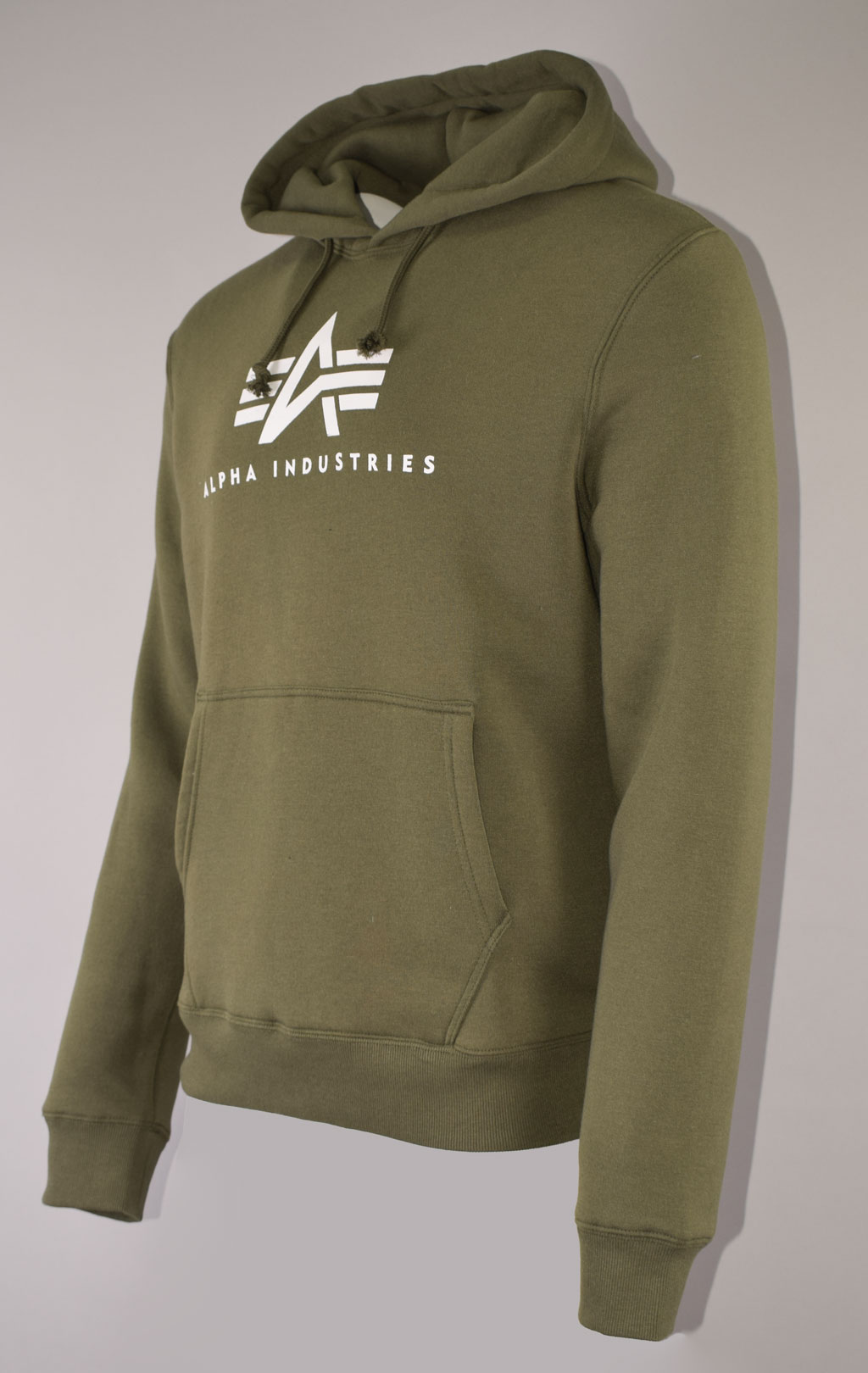 Толстовка ALPHA INDUSTRIES BASIC LOGO HOODIE olive 