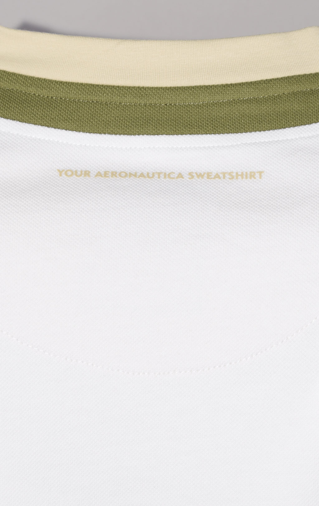 Женский свитшот AERONAUTICA MILITARE SS 23/TR bianco ottico (FE 1788) 