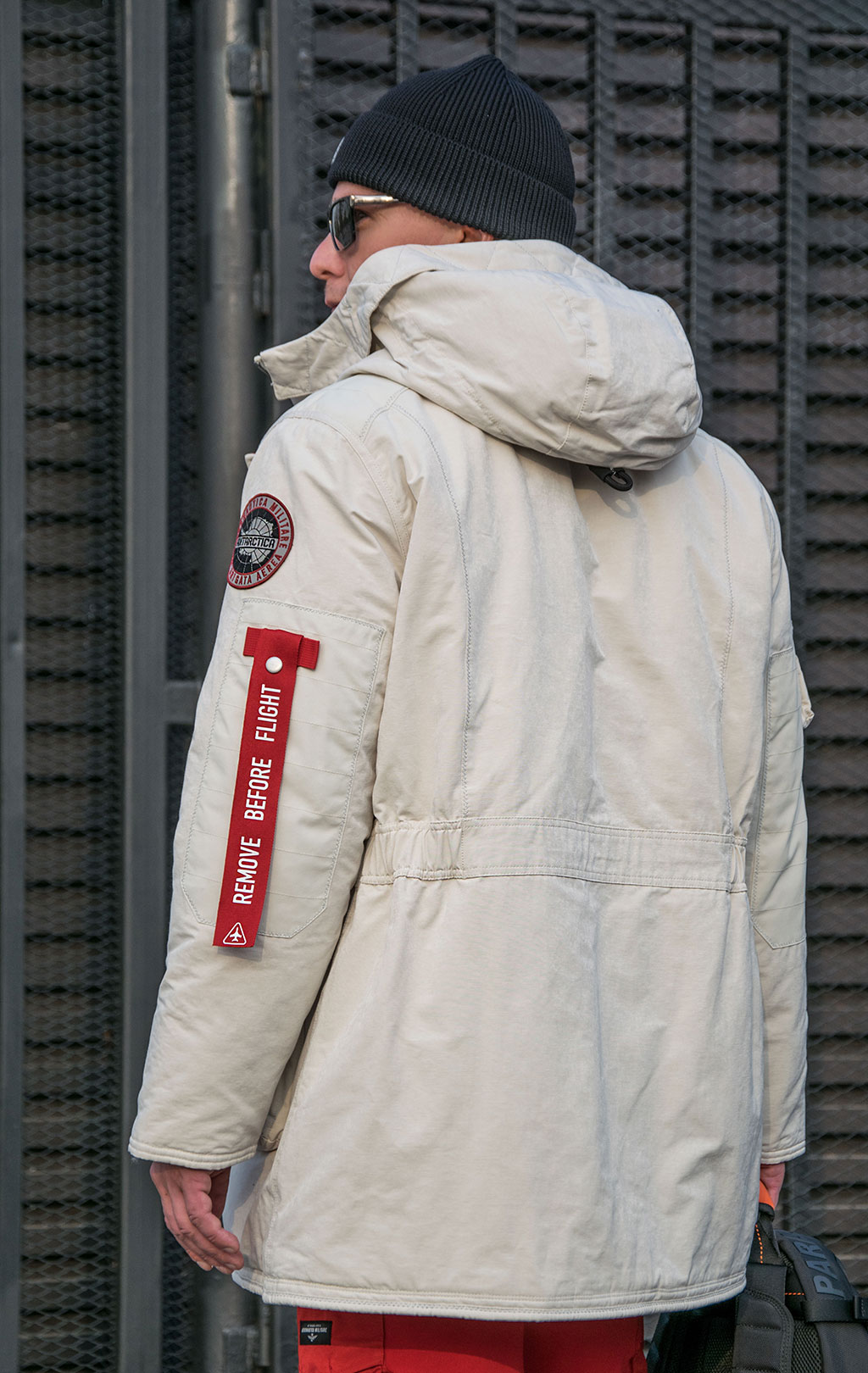 Куртка-парка AERONAUTICA MILITARE ANTARCTICA FW 23/24 m/CN ghiaccio (AB 2110) 