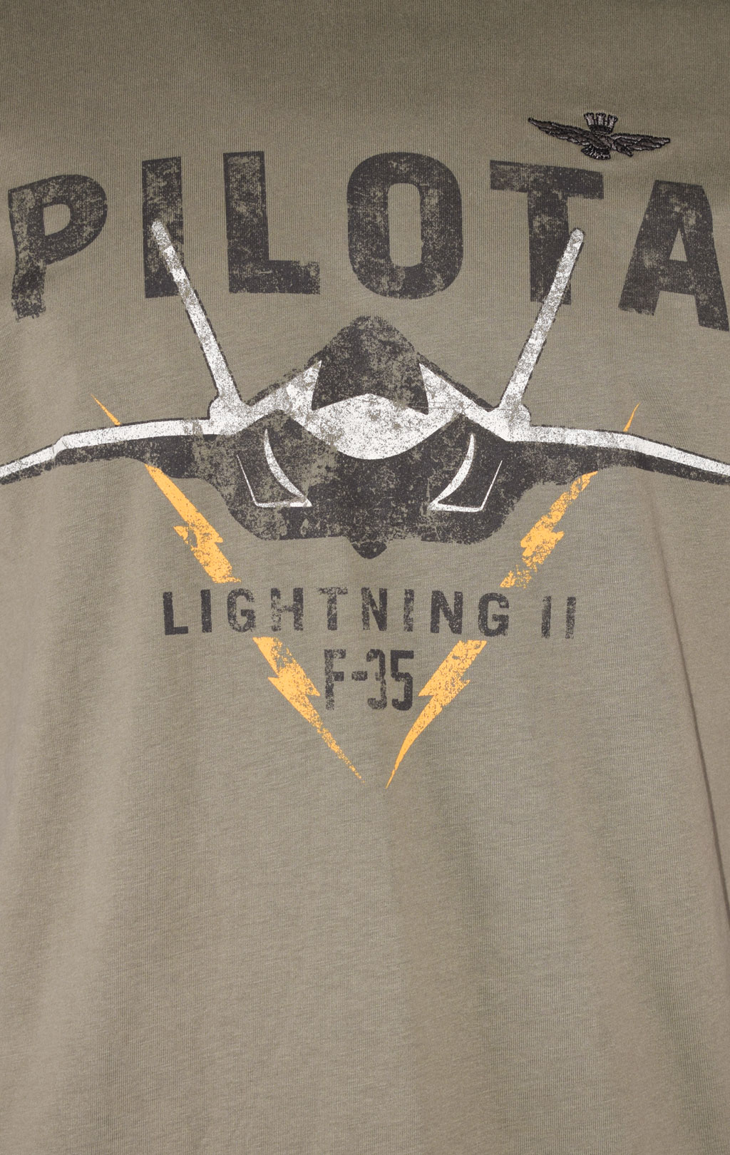 Лонгслив AERONAUTICA MILITARE FW 22/23/BD verde militare (TS 2008) 