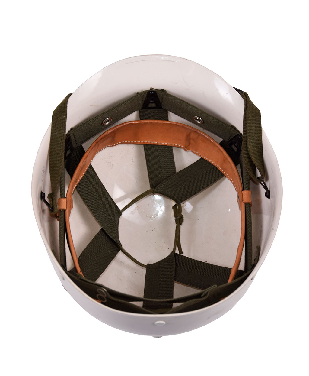 Шлем пластик аэродромный white б/у Голландия