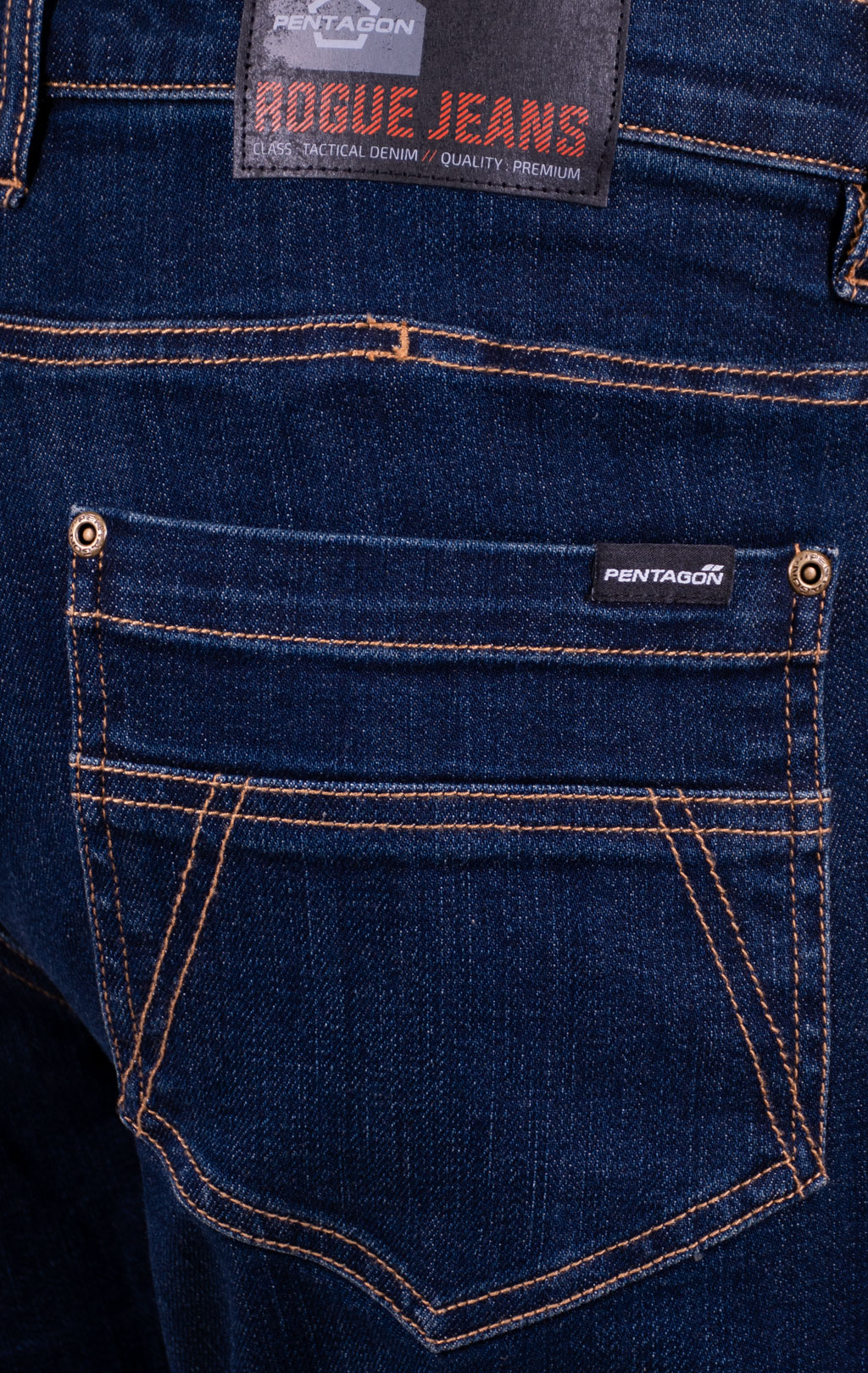 Джинсы тактические Pentagon ROGUE JEANS хлопок blue indigo 05028 