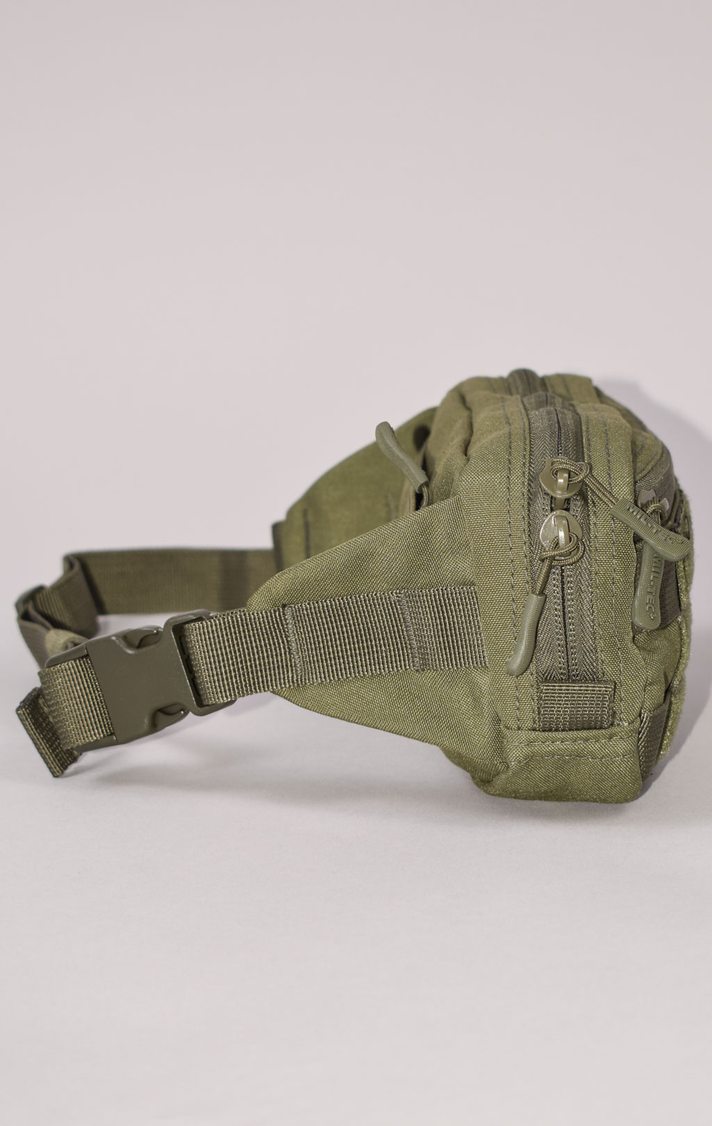 Сумка поясная Mil-Tec MOLLE Velcro 22x4x12 olive 